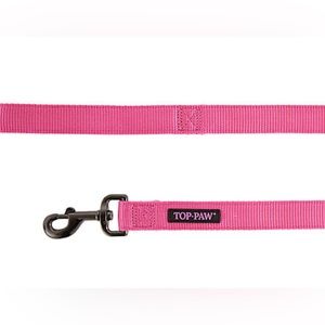 Top Paw® Gunmetal Double Nylon Dog Leash: 6-ft long, 1-in wide